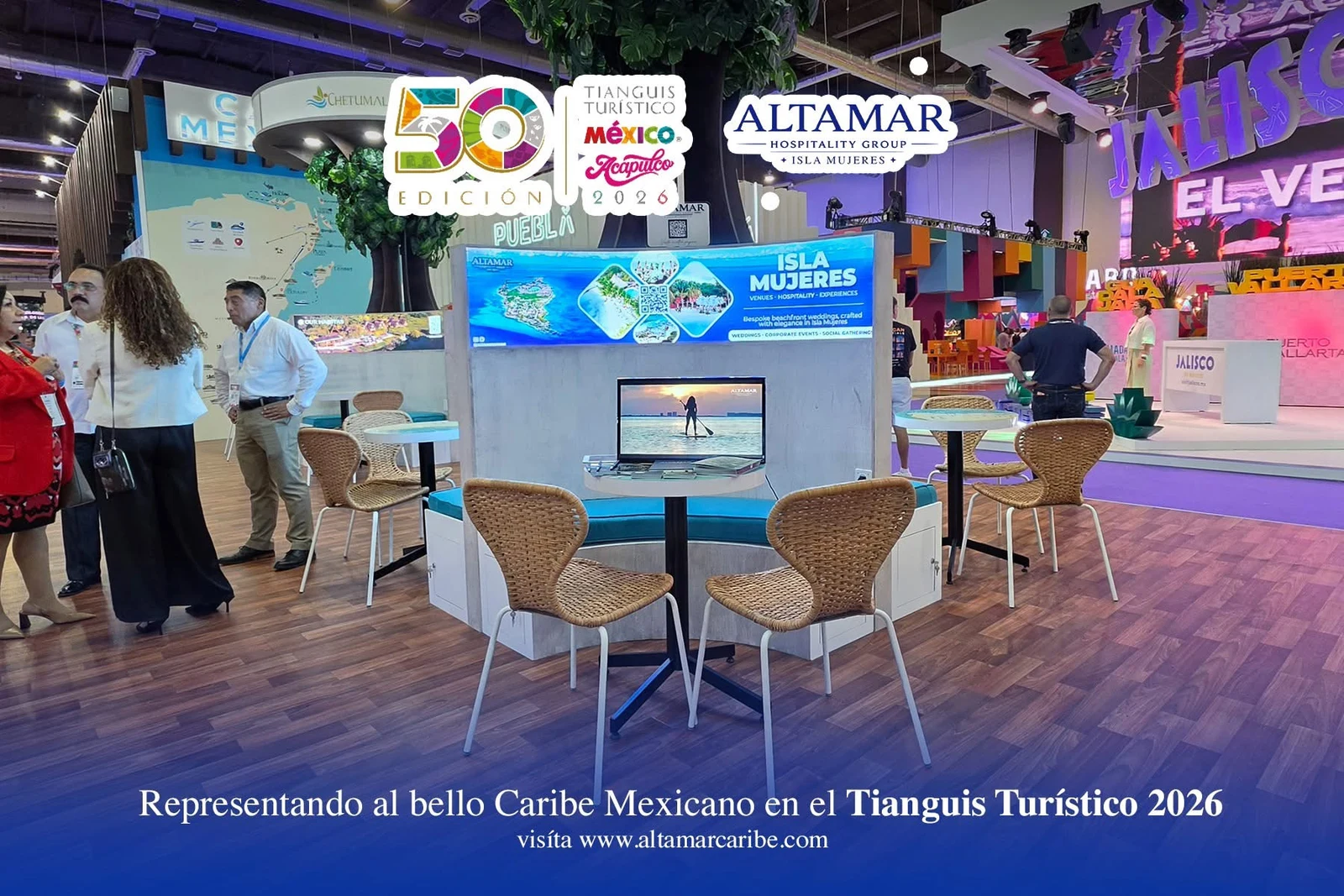 Stand de Altamar en Tianguis Turístico